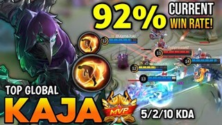 KAJA BEST BUILD 2023 | TOP GLOBAL KAJA GAMEPLAY | MOBILE LEGENDS✓