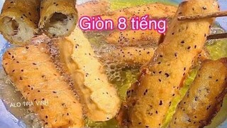 Bí quyết mới CHUỐI CHIÊN Giòn Rụm-Vỏ Bột Căng Phình, Rỗng Ruột /Banana Fried Pancake