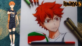 Menggambar Hinata Shoyo 🏐 ( Anime ) Haikyuu