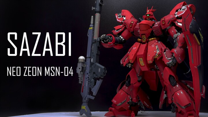 向我下跪吧，神啊！那个男人最帅的座驾：沙扎比（MG SAZABI.verKA手涂成品分享）