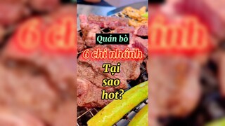 Quán bò 6 chi nhánh tại sao hot?