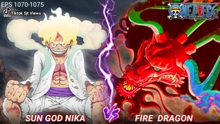 Luffy Mode Sun God Nika VS Kaido Mode Fire Dragon - One Piece (Full Battle)