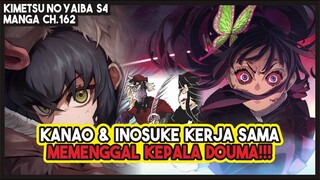 KNY S4 (162) Kanao & Inosuke Bekerja Sama MEMENGGAL KEPALA Douma, yang Masih Keracunan!!!