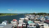 航拍美国风光系列： 哥伦比亚河边的奇葩 - 水上社区