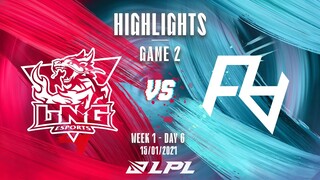 [Highlights] LNG vs. RA - Game 2 | Tuần 1 Ngày 6 | LPL Mùa Xuân 2022