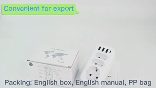 Multi port EU extension socket