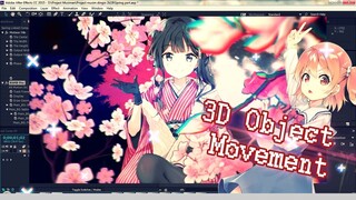 3d Sakura Movement(Object) | after effect + file project | Tutorial