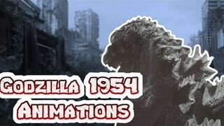 GODZILLA 1954 ANIMATIONS | KAIJU UNIVERSE!!