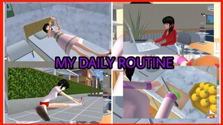 MY DAILY ROUTINE-SAKURA school simulator|Angelo Official