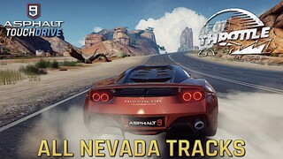 ASPHALT 9: LEGENDS - All Nevada Tracks - Full Throttle Career Season