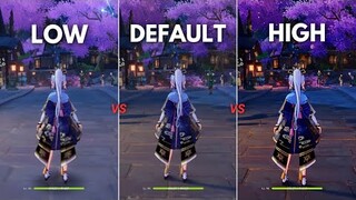 Does GRAPHICS Effect Your GAMEPLAY?? Low vs High GFX [ Genshin Impact ]