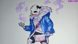 How To Draw Mix Sans Undertale Cách vẽ MixSans Đẹp và chi tiết