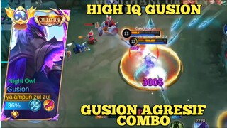 high iq gusion agresif combo~ gusion montage no skin