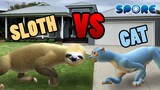 Sloth vs Cat | Animal Fight Club [S2E3] | SPORE
