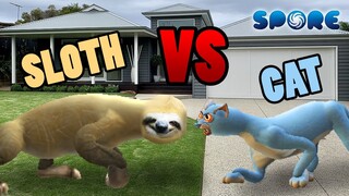 Sloth vs Cat | Animal Fight Club [S2E3] | SPORE