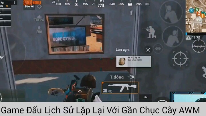 Game đấu lịch sử lặp lại với chục cá Awm