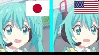 Hatsune Miku from different countries!!!