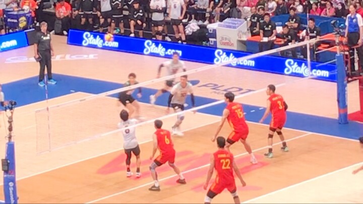 Japan against China VNL 2023