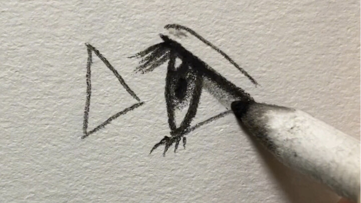 Bạn biết vẽ hình tam giác, bạn biết cách vẽ mắt, bạn biết vẽ tay, bạn có thể vẽ gấp ba