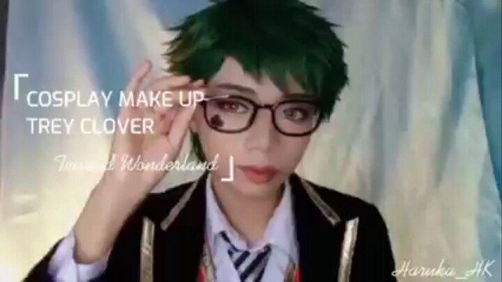 [Cosplay makeup]Character : Trey Clover ♣️Title: Twisted Wonderland