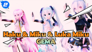 [Haku & Miku & Luka | MMD] Tda_Append - GEMA_2