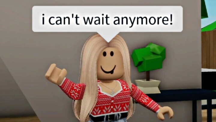When you open your gifts before Christmas (meme) ROBLOX
