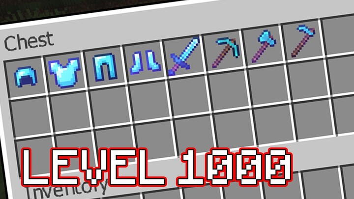 【จะเป็นไง!】..ถ้าเล่น Minecraft ด้วยของเลเวล 1000!! | WzMinecraft