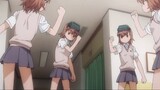 Will this game of rock-paper-scissors ever end? Your favorite four clones of Misaka play rock-paper-