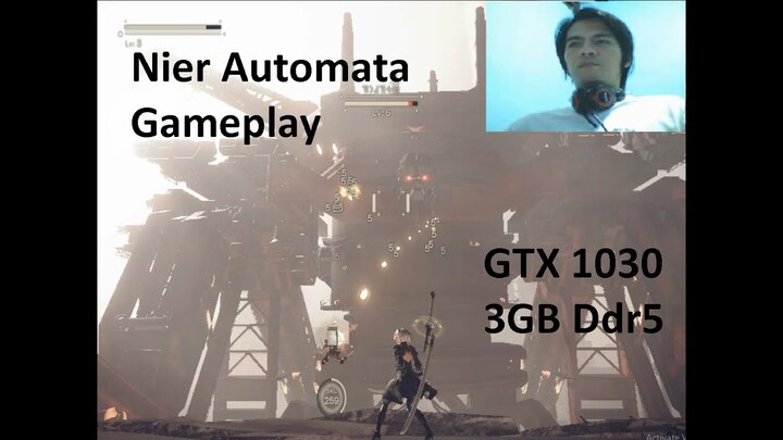 Nier Automata - Gameplay GTX1060 3gb ddr5