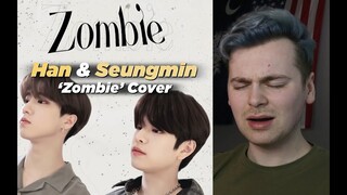 LIL TOO CLOSE (HAN, Seungmin "Zombie" Cover (원곡 : DAY6) | [Stray Kids : SKZ-RECORD] Reaction)