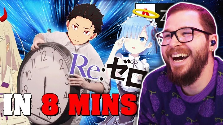 REACTING to "Re:Zero IN 8 MINUTES" by Gigguk