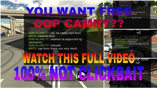 WHO WANT FREE COP CAMRY?? || 4.5.2 CAR PARKING MULTIPLAYER