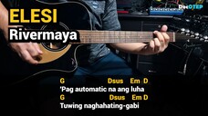 Elesi - Rivermaya - Easy Guitar Chords Tutorial with Lyrics Part 1 SHORTS REELS