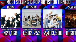 TOP 100 Most Selling K-Pop Artist on Hanteo