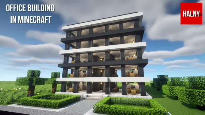 How to build an office building in Minecraft