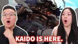 EMPEROR DADDY KAIDO REVEAL! 🤯🥵 | One Piece Episode 739 Couples Reaction & Discussion