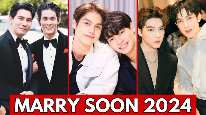 05 BL ACTORS WHO ARE REAL LIFE BOYFRIENDS AND MARRY SOON IN 2024 || THAI BL ACTORS 2024