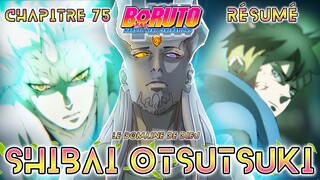 SHIBAI LE DIEU ÔTSUTSUKI - BORUTO CHAPITRE 75 RÉSUMÉ COMPLET FRANÇAIS !