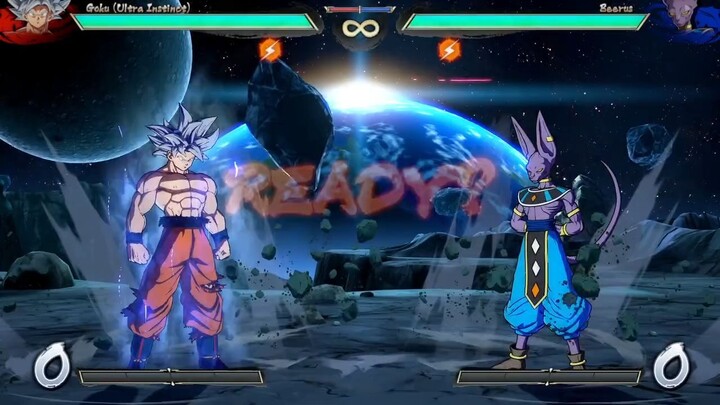 Dragon Ball Fighterz - Goku vs Beerus