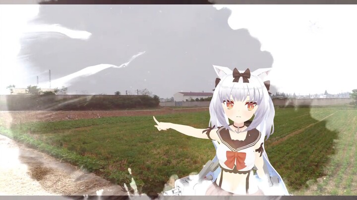 [รถไฟจีน/Azur Lane/Xue Feng/MMD/การขนส่ง] ถ่ายภาพช่วงเวลาที่ Xuefeng อยู่ที่สถานีรถไฟขนส่งสินค้า Tia