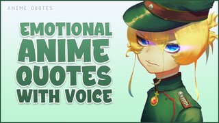 Emotional Anime Quotes With Voice | Anime Quotes