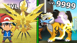 Bảo Bối Đại Chiến - Chim Sét ZAPDOS Tiến Hóa EVOLUTION VS Raikou Pokemon Chibi Top Game Android Ios