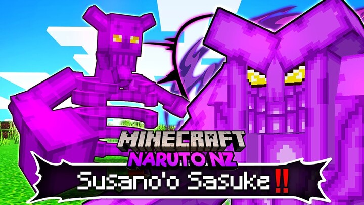 Minecraft Tapi Aku Dapetin Susano'o Sasuke di ADDON Yang BARU di Review 🔥!! Naruto NZ 😱