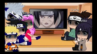 (TR) Past Team 7 and Iruka+Anko react to Naruto and Sasuke vs Orochimaru|Gacha Clup\Life|Paru-Chan~~