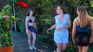 Bushman Prank👻 Scaring Girls On The Beach😍 Best Female Reactions Ever Recorded! PRICELESS FINALE!