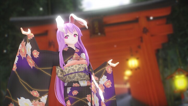 [MMD ตะวันออก] Furisode Suzusen "ดินแดนแห่งความสุขอันบริสุทธิ์"