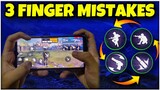 3 Finger Custom HUD Mistakes That Makes You A NOOB!!!😱 How To Start Playing 3 Finger in Free Fire