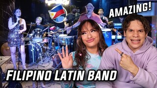 Filipinos are basically Latinos... | Latinos react to FILIPINO LATIN BAND - Sabor Latino