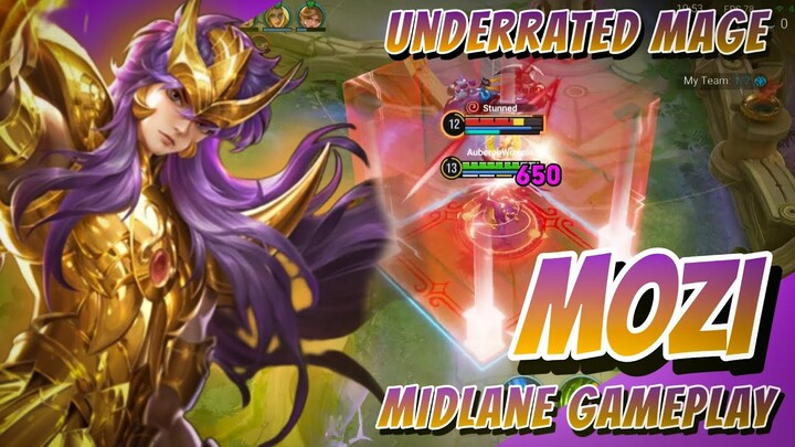 Mozi Midlane Gameplay | Underrated Mage | Best CC | Build and Arcana | Honor of Kings | HoK