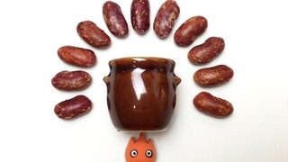 【Stop-motion animation food】Please eat red beans